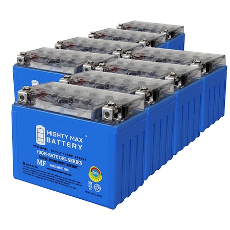 YTZ12SGEL 12V 11Ah GEL Replacement Battery Compatible With UltraMax ETZ12S - 8PK